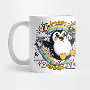 Penguin's Day Out: Embrace the Chill Vibes Mug